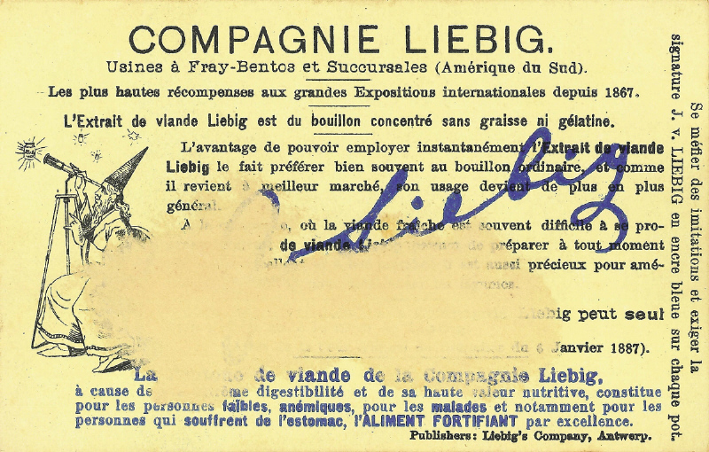 Chromo Liebig de 1896
