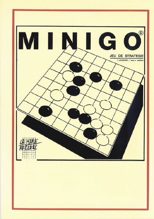 Minigo, de Dominique Cornuéjols et Bernard Govy / Jeu de Go édité par la Mare aux Clercs en 1986