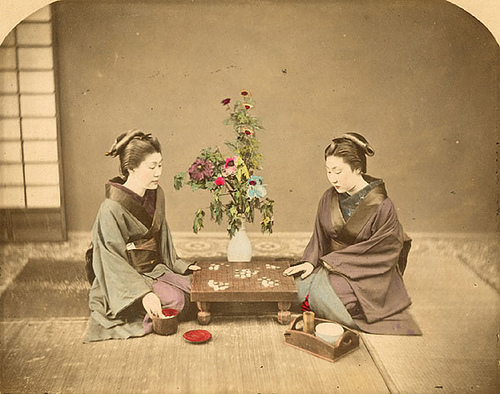 Une photographie colorisée de Kusakabe Kimbei