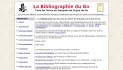 Le site Bibliographie du Go en 2003