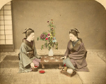 Photographie colorisée de Kusakabe Kimbei (circa 1880)