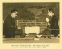 Une photographie de la partie entre Honinbo Shûsaï et Minoru Kitani