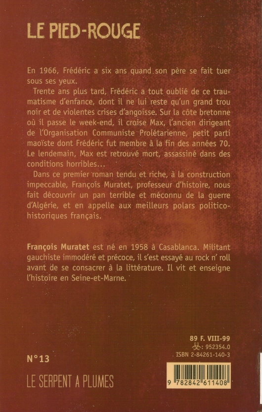 Le pied-rouge de François Muratet