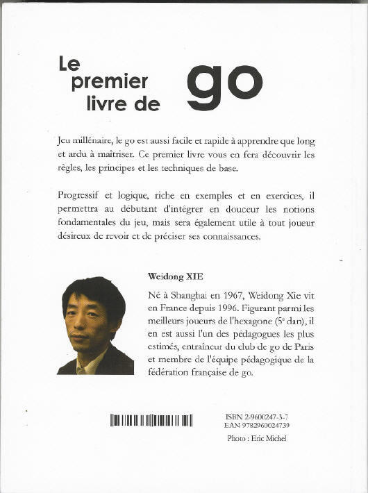Le premier livre de Go, de Weidong Xie